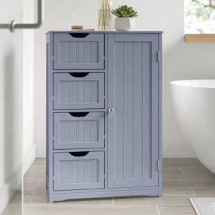 Wayfair | Gray Bathroom Cabinets & Shelving You'll Love in 2023